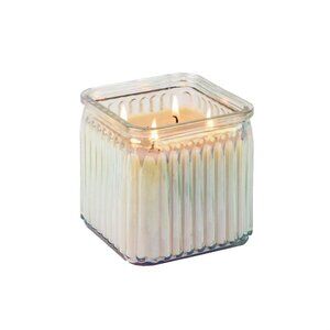Elegant White Sweet Grace #42 Bridgewater Glass Candle